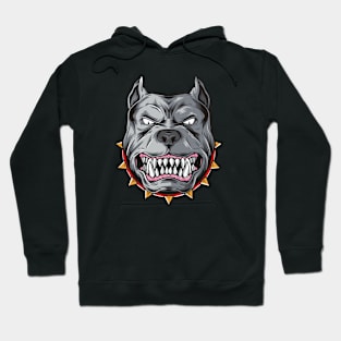 Just Another Angry Dog Head Hoodie